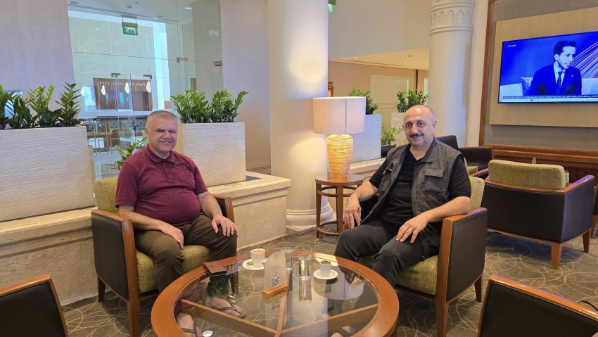 *سكرتێری گشتیی YNDK پێشوازى لە نووسەری ناسراوی کورد دەرسیم  پێشەوا دەكات*