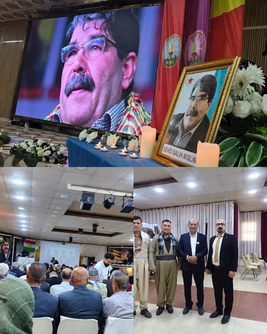 هه‌رێمى كه‌ركووكى YNDK به‌شدارى چله‌ى ماته‌مينى سه‌ركرده‌ و تێكۆشه‌ر (ساڵح موسليم) ده‌كات