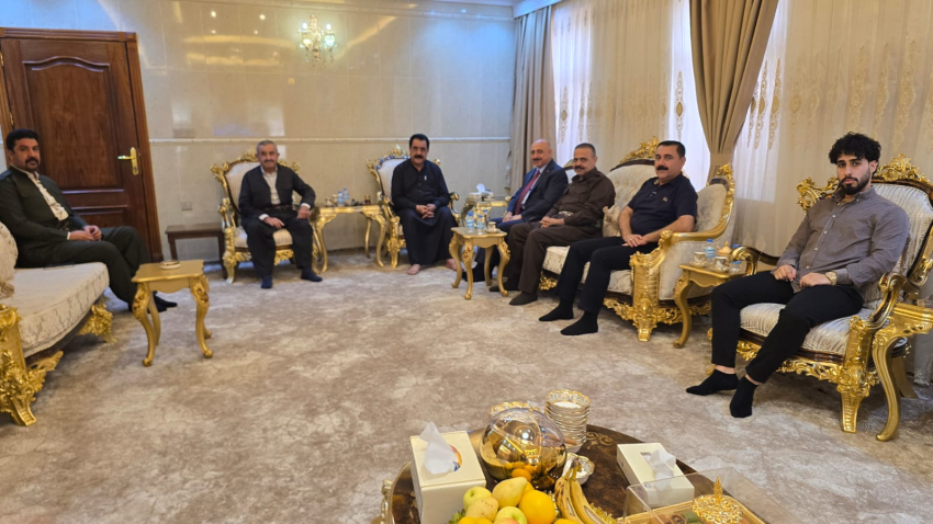 سكرتێری گشتیی YNDK سەردانى بەڕێز فازڵ عەوێنە دەکات